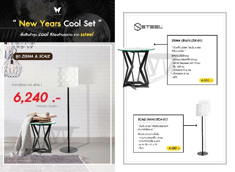 “ Happy New Year Set ” กับเซ็ตสินค้าสุด cool ที่ต้องห้ามพลาดจาก SSteel !! ภาพประกอบ