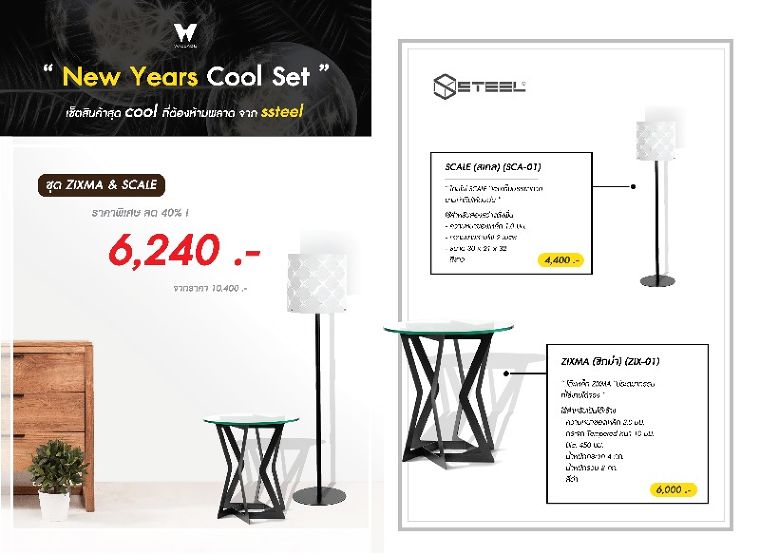 “ Happy New Year Set ” กับเซ็ตสินค้าสุด cool ที่ต้องห้ามพลาดจาก SSteel !! ภาพประกอบ