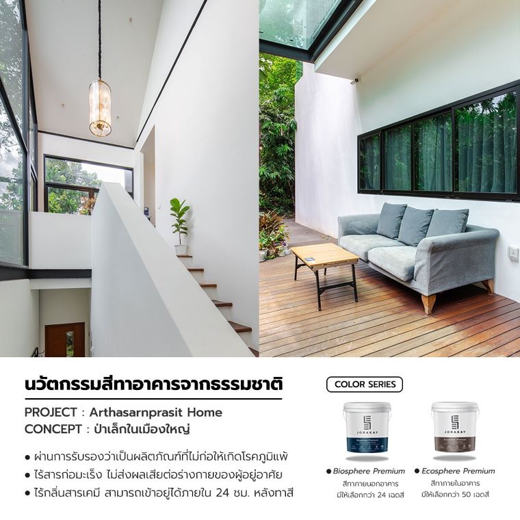 สีทาภายในอาคารแบบไร้กลิ่น ไม่ปล่อยสารพิษ ผลิตจากธรรมชาติ ตอบโจทย์ด้าน Human Touch & Health Concern ทุกการสัมผัสมั่นใจได้ในความปลอดภัยต่อสุขภาพ ภาพประกอบ