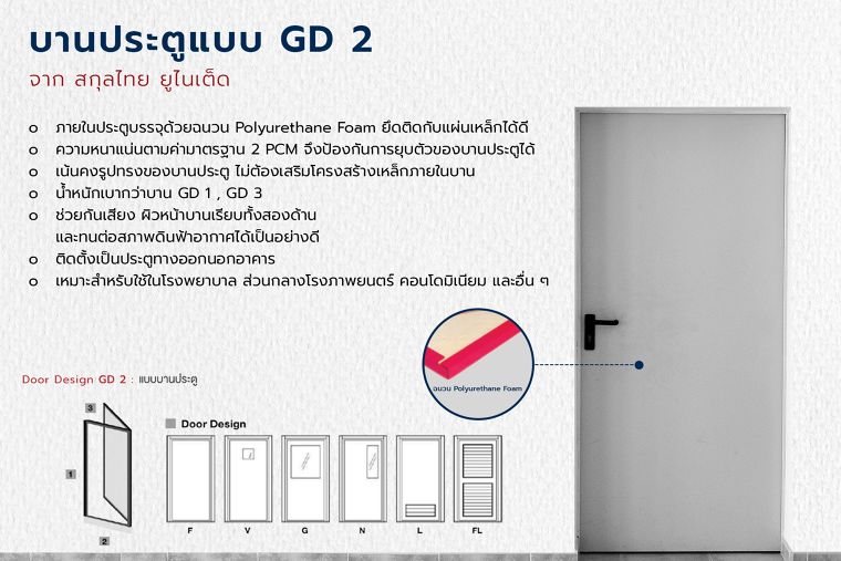 รวมสเปค! ประตูเหล็กที่ทนไฟ ทนเสียงสำหรับงานสถาปัตยกรรม จาก สกุลไทย ยูไนเต็ด ภาพประกอบ