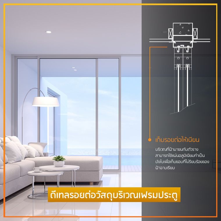 หลักการออกแบบประตูบานเลื่อน (Sliding Doors) สำหรับงานสถาปัตยกรรม ภาพประกอบ