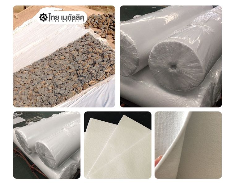 ผ้า geotextile  ภาพประกอบ
