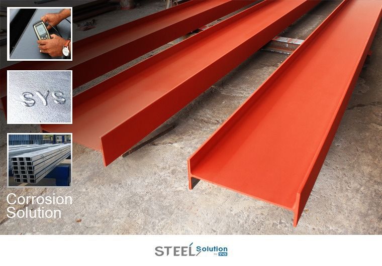 การให้บริการงานเตรียมผิว เคลือบผิว เหล็กรูปพรรณรีดร้อน “ Steel Solution by SYS ”  ภาพประกอบ