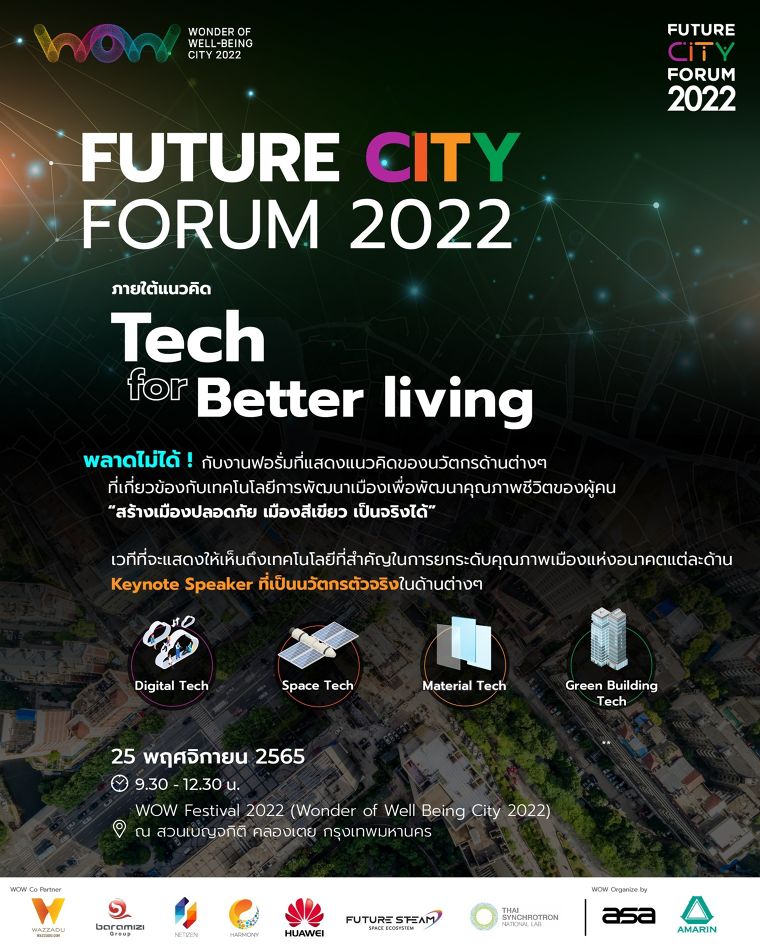 FUTURE CITY FORUM 2022 ภาพประกอบ