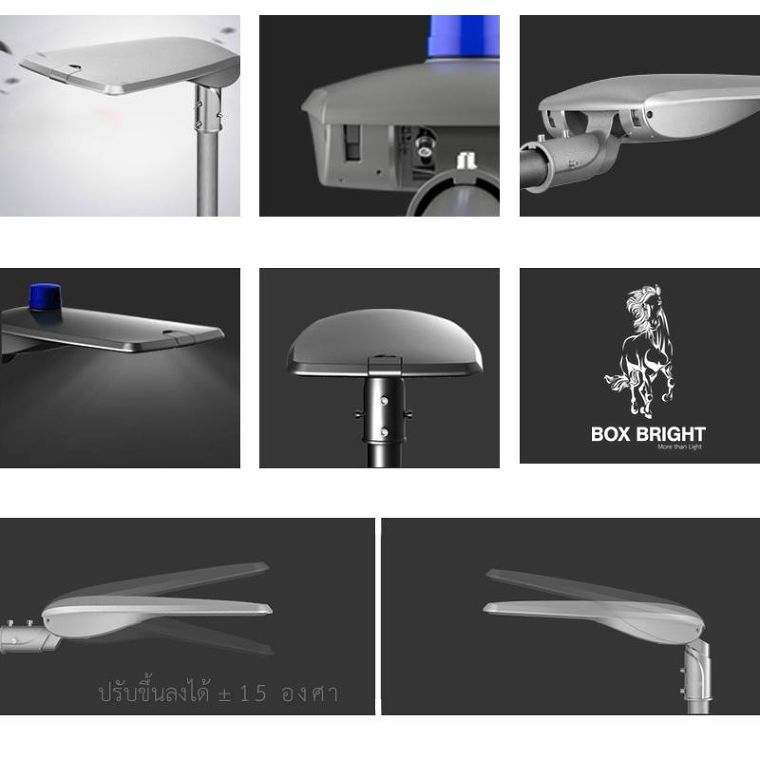 แสงสีขาว Soft White จาก LED Street Light Series 3 ปลอดภัยต่อการมองเห็นในตอนกลางคืน ภาพประกอบ