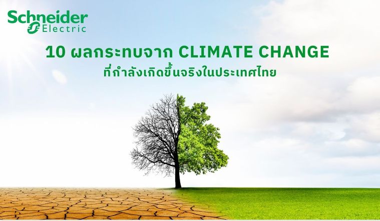 10 ผลกระทบจาก Climate Change ที่กำลังเกิดขึ้นจริงในประเทศไทย ภาพประกอบ