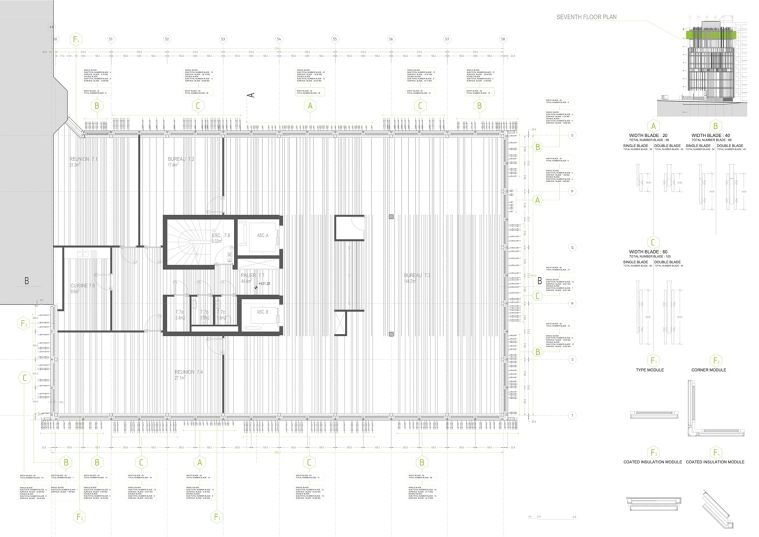 "Triple-Layer Glass Facade"การออกแบบเปลือกอาคาร เพื่อให้สถาปัตยกรรมมีความกลมกลืนเป็นหนึ่งเดียวกับบริบท ภาพประกอบ