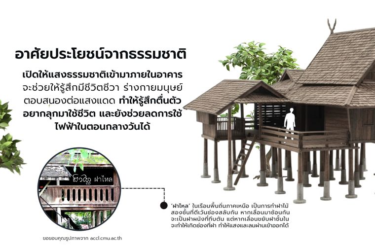 Passive Design ในสถาปัตยกรรมพื้นถิ่นไทย ภาพประกอบ