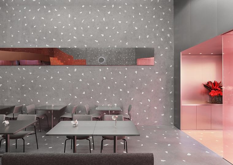 การออกแบบ Visual Experience Architecture ด้วยลูกเล่นการใช้โทนสีให้สัมพันธ์กับพื้นที่การใช้งาน " Nous Restaurant & Flowers Project " ภาพประกอบ