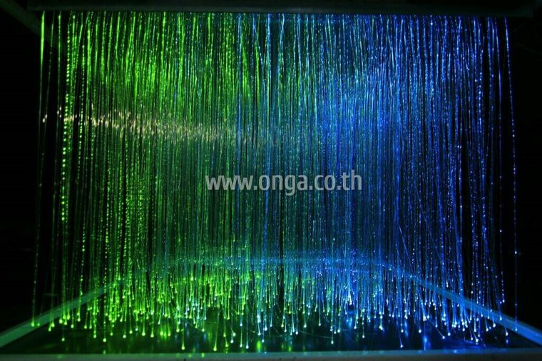 โคมไฟระย้าเปลี่ยนสี (Fiber optic chandelier)  ภาพประกอบ