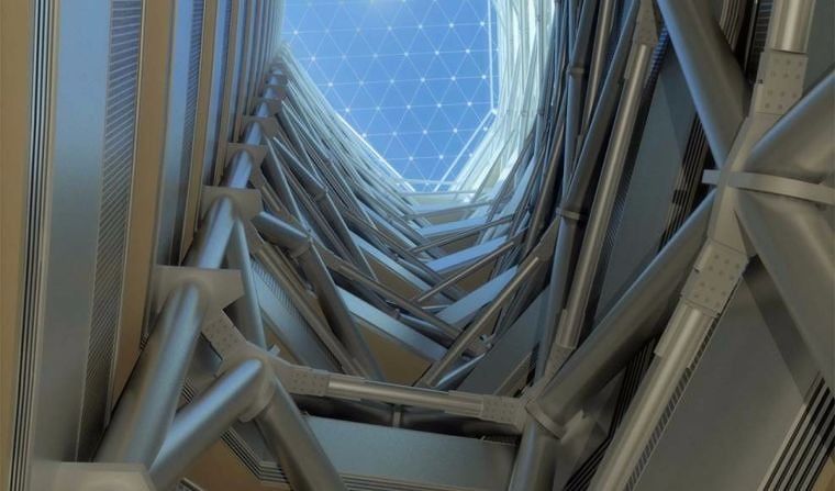 อาคารที่ท้าทายทุกกฏของสถาปัตยกรรม ด้วยรูปทรงที่โน้มเอียงมากที่สุดในโลก "Capital Gate - Abu Dhabi" ภาพประกอบ