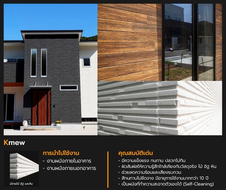 ไอเดียการเลือกใช้วัสดุตกแต่งผนัง และเปลือกอาคาร (Wall & Facade) สำหรับงานสถาปัตยกรรมที่ต้องการเอกลักษณ์เฉพาะตัว ภาพประกอบ