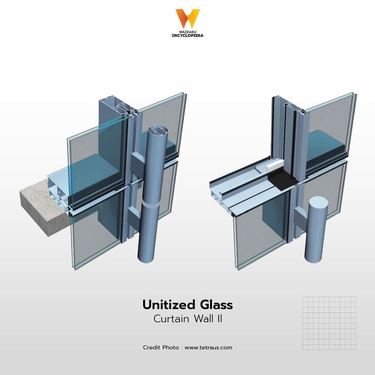 รวมภาพดีเทล Curtain Wall ในงานสถาปัตยกรรม ภาพประกอบ