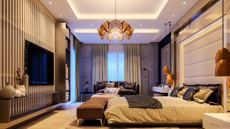 ออกแบบแสงสว่างสำหรับการพักผ่อน ด้วยแนวทางการตกแต่งแบบ Modern luxury ที่ให้ความรู้สึกหรูหรา และอบอุ่น ภาพประกอบ