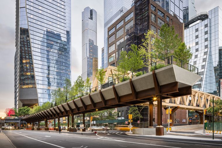 โครงการ The High Line ในนิวยอร์ก
