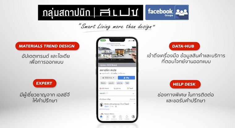 ‘สถาปนิก สเปซ กลุ่มพันธมิตร เพื่อเข้าถึงแหล่งรวมเทรนด์ ไอเดีย และวัสดุเพื่องานออกแบบ ภาพประกอบ