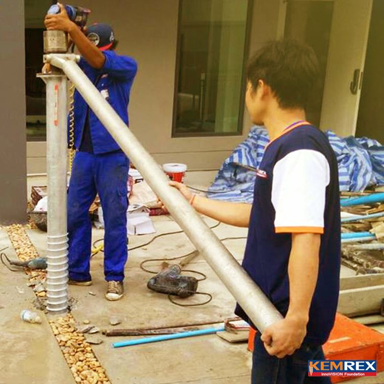 ความแตกต่างของงานติดตั้งฐานรากเสาเข็ม ระหว่างเสาเข็มเหล็ก และเสาเข็มแบบทั่วไป ภาพประกอบ