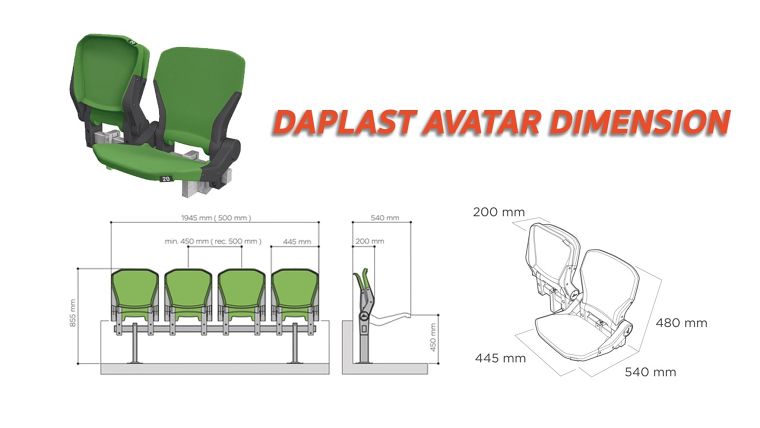 รีวิวเก้าอี้อัฒจันทร์ Daplast รุ่น Avatar เก้าอี้ที่ราชมังฯ ยังต้องเลือกใช้ !!! ภาพประกอบ