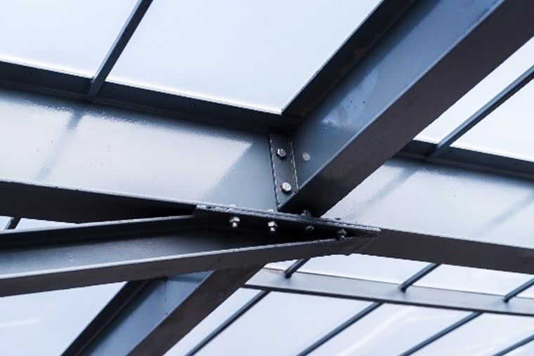 งานออกแบบที่จอดรถโครงสร้างเหล็ก X bracing steel frame "ประโยชน์ใช้สอยกับสุนทรียภาพในงานสถาปัตยกรรมที่รวมกันเป็นหนึ่ง" ภาพประกอบ