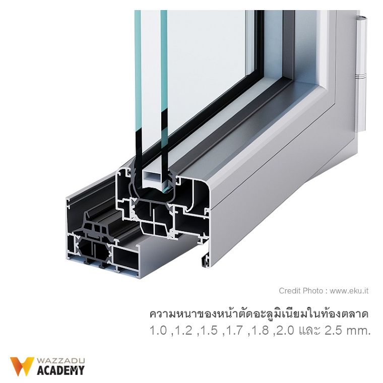 ประตู-หน้าต่างอะลูมิเนียม (Aluminum Doors & Windows) มีกี่ประเภท มีข้อดี-ข้อเสีย และข้อควรระวังในการใช้งานอย่างไรบ้าง ภาพประกอบ