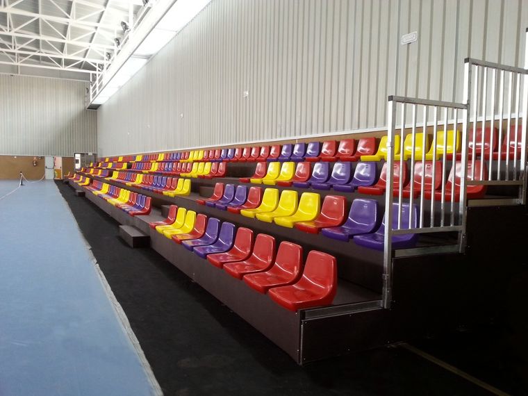 อัฒจันทร์โครงเหล็กรุ่น TM Bleachers TM85-40
