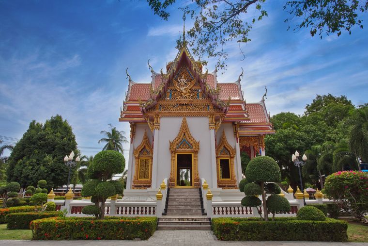 "วอลเปเปอร์ติดผนังลายไทย" โครงการวัดหนองเกตุใหญ่ ถ่ายทอดเอกลักษณ์ความงามของไทยผ่านลวดลายวอลเปเปอร์ ภาพประกอบ