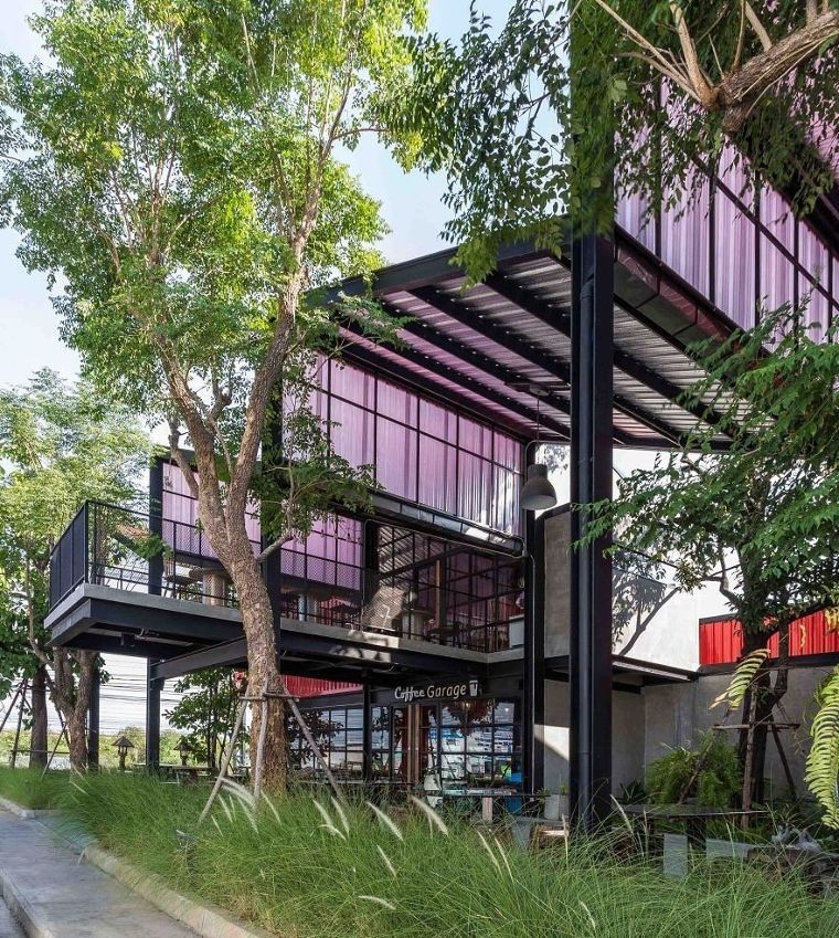 ไอเดียการใช้เหล็ก H BEAM ในการออกแบบ หรือ ทำโครงสร้างเสาลอย | Steel Idea  ภาพประกอบ