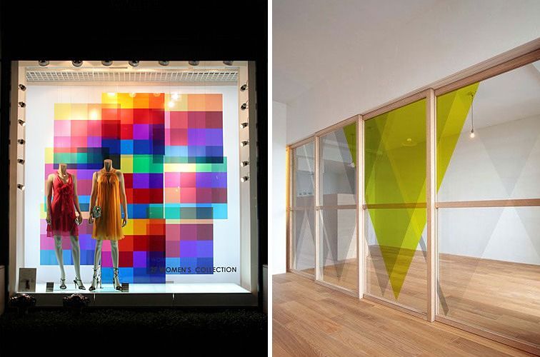 วัสดุเพื่อการออกแบบ Advertising Design & Retail Design ในสไตล์ Modern ด้วยสติ๊กเกอร์ PVC สีที่มีให้เลือกทั้งแบบทึบแสงและโปร่งแสง จาก GTECH Corporation  ภาพประกอบ