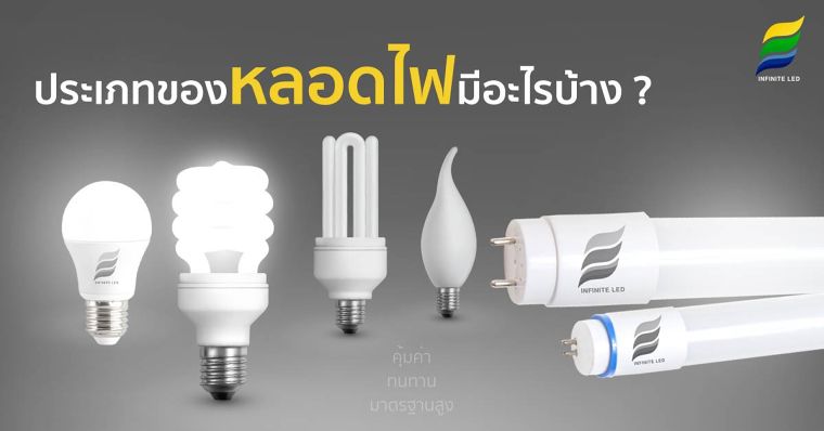 ประเภทของหลอดไฟมีอะไรบ้าง ? ภาพประกอบ