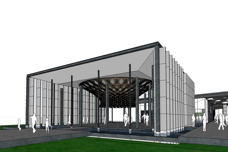 ขีดความสามารถที่โดดเด่นของระบบโครงสร้างเหล็กช่วงพาดยาว Cellular Beam : Hongsa Power Visitor Center Project ภาพประกอบ