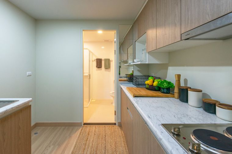  The Escape Condominium การตกแต่งภายใน ของคอนโด Low rise 8 ชั้น กับการเลือกสุขภัณฑ์ที่ตอบโจทย์ด้านพื้นที่ได้อย่างลงตัว ภาพประกอบ