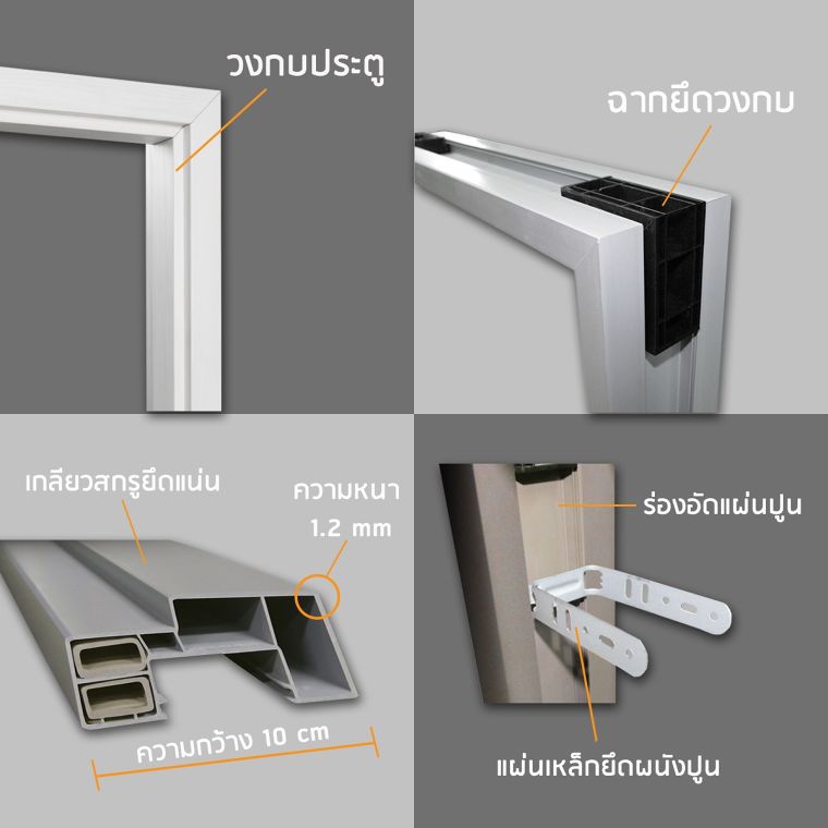 แชร์วิธีการติดตั้ง!! ชุดประตู uPVC ต้องติดตั้งยังไง? ในงานระบบแห้งและงานระบบเปียก ภาพประกอบ