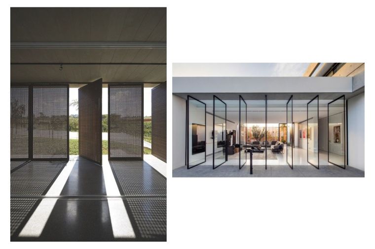 ประตูบานหมุน (Pivot Door)
