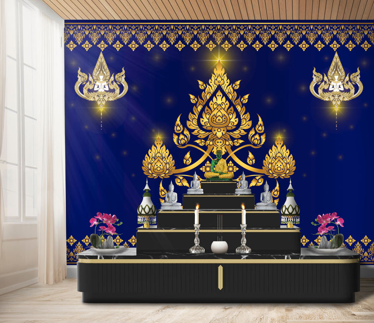 นอกจากเลือกตำแหน่งของพระในบ้าน ต้องดูเรื่องความสะอาดเรียบร้อยของห้องด้วย
