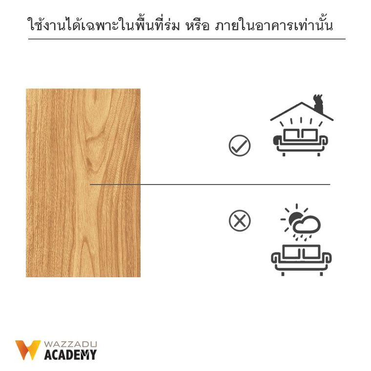 ไม้วีเนียร์ (Wood Veneer) กับข้อควรระวังก่อนนำไปใช้งาน ภาพประกอบ