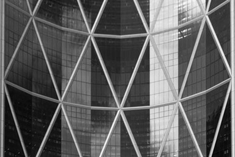 ระบบโครงสร้างแบบ Diagrid System หรือ Diagrid Structure ภาพประกอบ