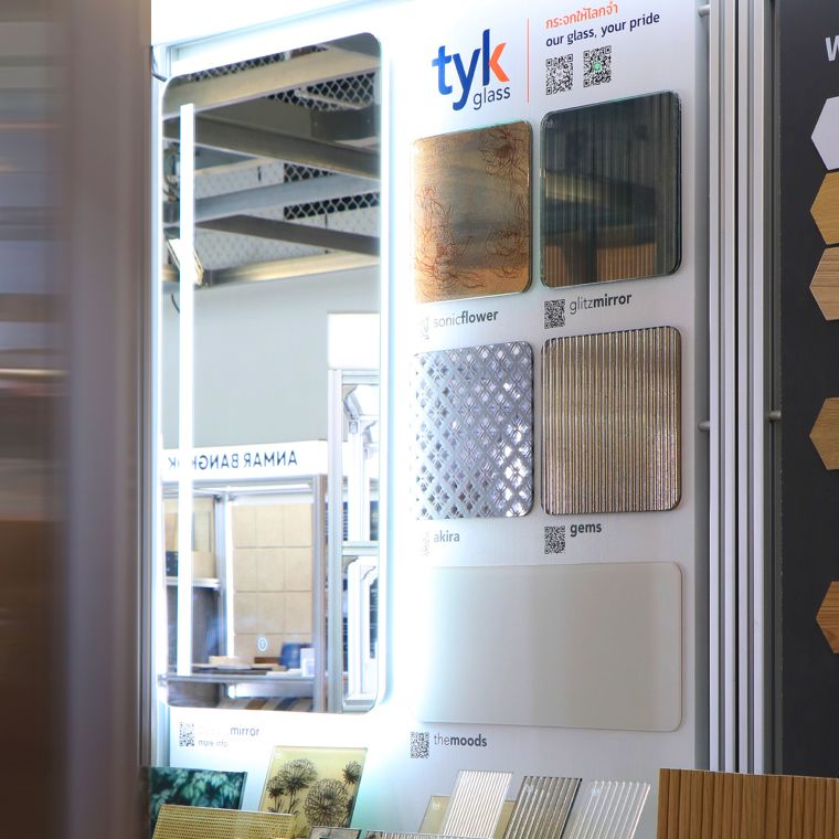 TYK Glass Showcase at MATLAB | Discover inspiration through uniquely styled decorative glass. ภาพประกอบ