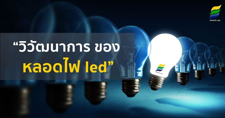 วิวัฒนาการของหลอดไฟ LED ภาพประกอบ