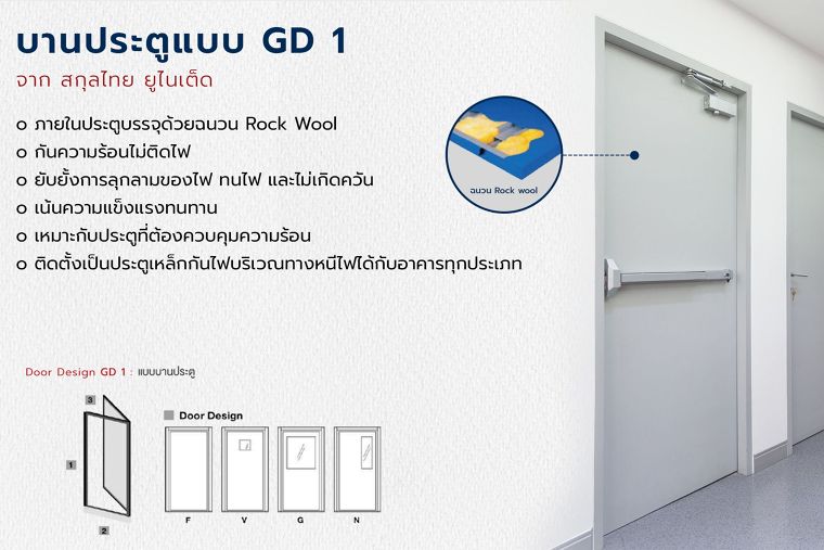 รวมสเปค! ประตูเหล็กที่ทนไฟ ทนเสียงสำหรับงานสถาปัตยกรรม จาก สกุลไทย ยูไนเต็ด ภาพประกอบ