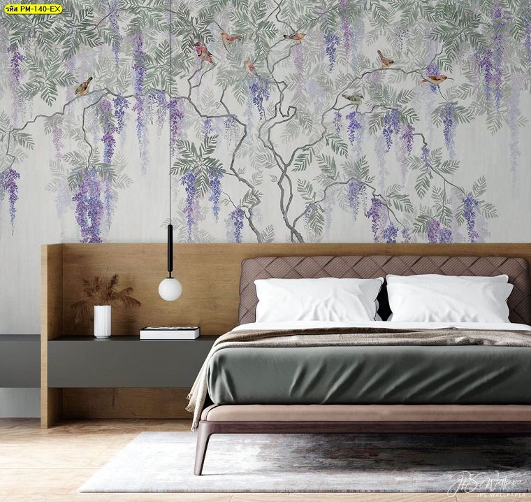 ลดความรู้สึกอึดอัดในห้องนอนด้วยวอลเปเปอร์สวยๆ
