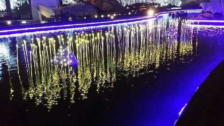 ไอเดียสวนแสงด้วยไฟ Reed Light by ONGA Artful Light  ภาพประกอบ