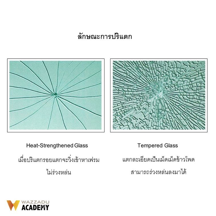กระจกฮีทสเตร็งเท่น (Heat-Strengthened Glass) คืออะไร...? มีคุณสมบัติเด่น-ด้อยอย่างไร และสามารถในงานสถาปัตยกรรมส่วนใดได้บ้าง ภาพประกอบ
