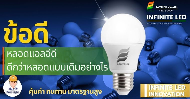 ข้อดีของ หลอดแอลอีดี (หลอดไฟ LED) ดีกว่าหลอดไฟแบบเดิมอย่างไร | Wazzadu ข้อดีของ หลอดแอลอีดี (หลอดไฟ Led) ดีกว่าหลอดไฟแบบเดิมอย่างไร | Wazzadu