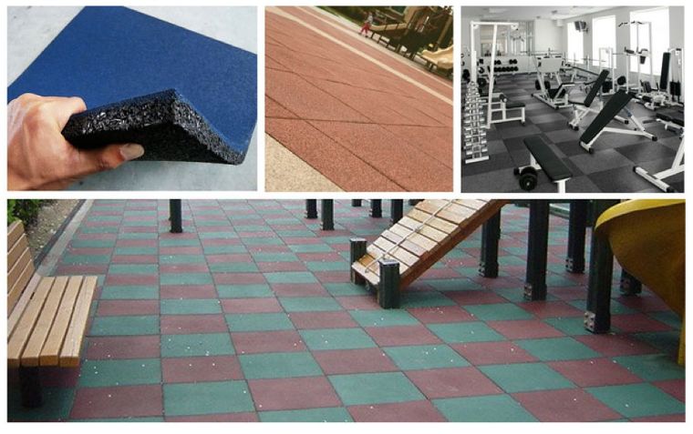กระเบื้องยาง (Rubber floor tile) กับคุณสมบัติที่น่ารู้ก่อนจะนำเอาไปใช้งาน ภาพประกอบ
