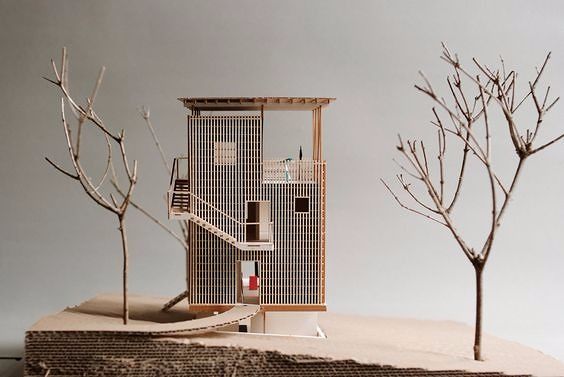 19. ภาพประกอบโดย architecturalmodels.tumblr.com