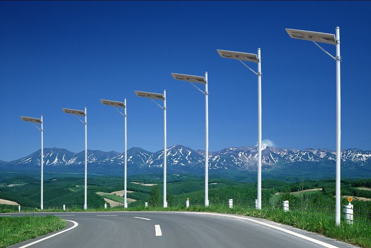 ตัวอย่างภาพบรรยากาศของระบบเเสงไฟ LED, Solar Cell, Street Light&nbsp;