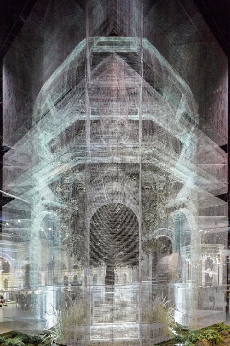 เสมือนภาพโฮโลแกรม.. "Wire Mesh Installation" ผลงานการสร้างสรรค์ที่น่าทึ่งของ Edoardo Tresoldi ภาพประกอบ