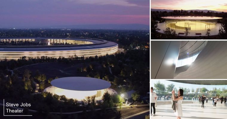 "Steve Jobs Theater" สถาปัตยกรรมอันเรียบง่าย ที่แฝงไว้ด้วยเทคนิคการออกแบบสุดแยบยล / Foster + Partners ภาพประกอบ