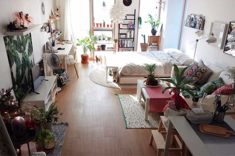 หอแคบๆก็แต่งให้สวยได้” รวม 20 ไอเดีย ตกแต่งห้องนอนสไตล์ Muji สำหรับห้องที่มีพื้นที่จำกัด  ! | Wazzadu