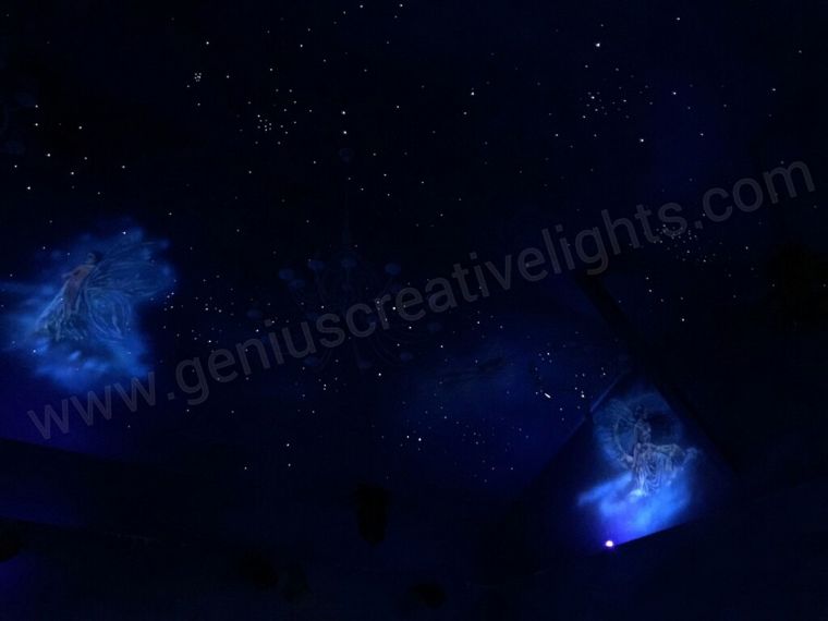 LED Fiber optic stars ceiling @Snow of Love by Sky Dome Resotel ลาดพร้าว กรุงเทพฯ